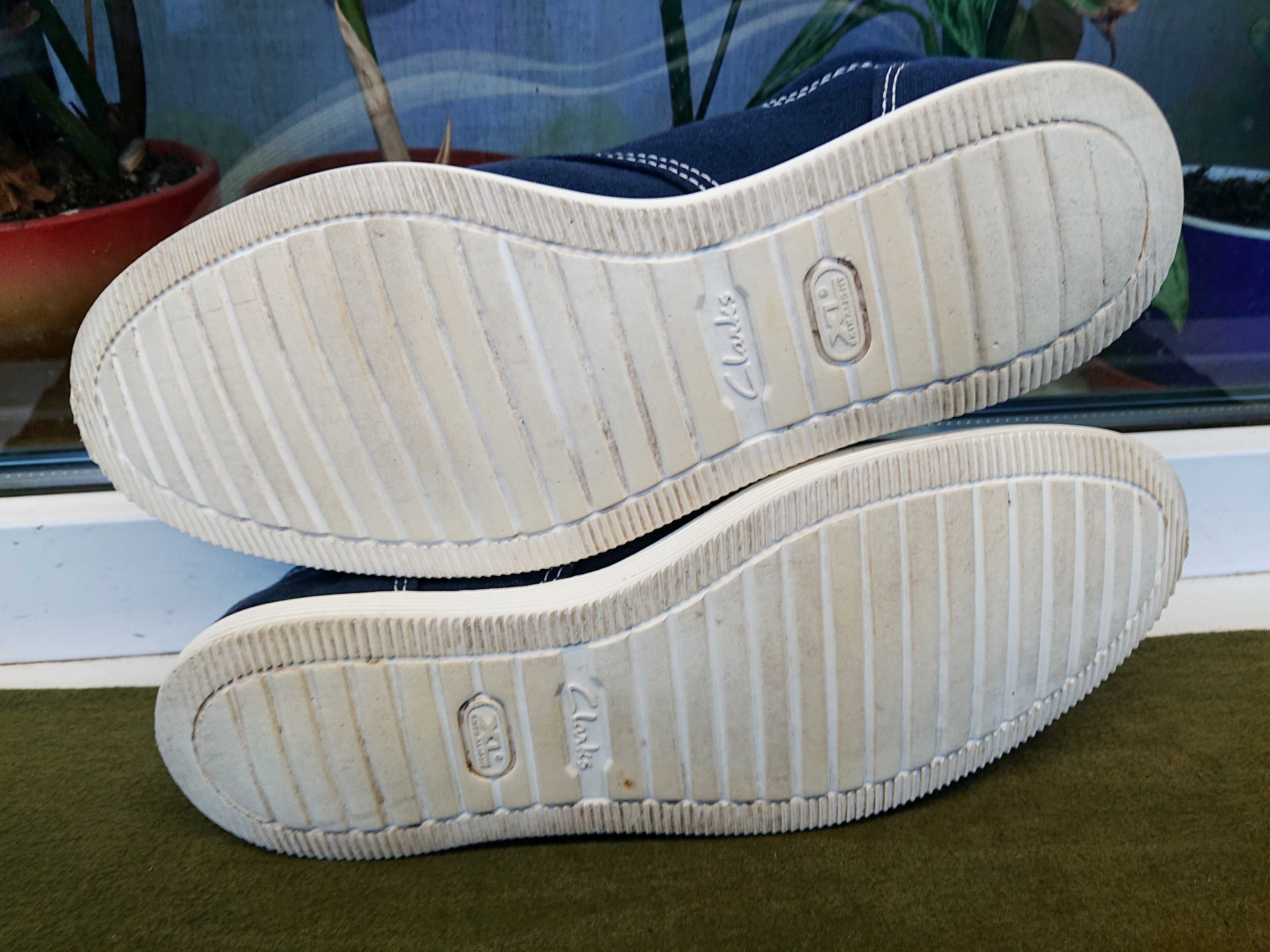Очень легкие и удобные летние мокасины " CLARKS ® " 44 р.