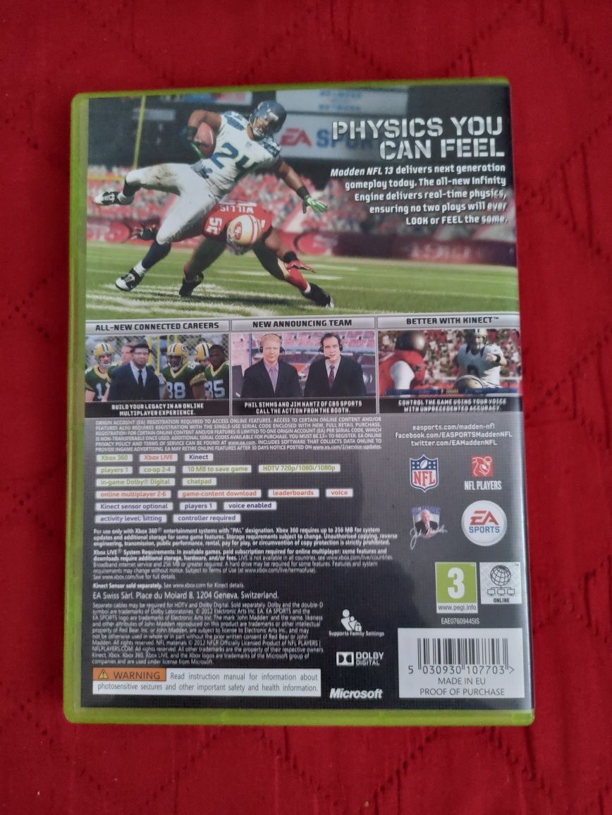 Madden NFL 13 Xbox 360 stan idealny