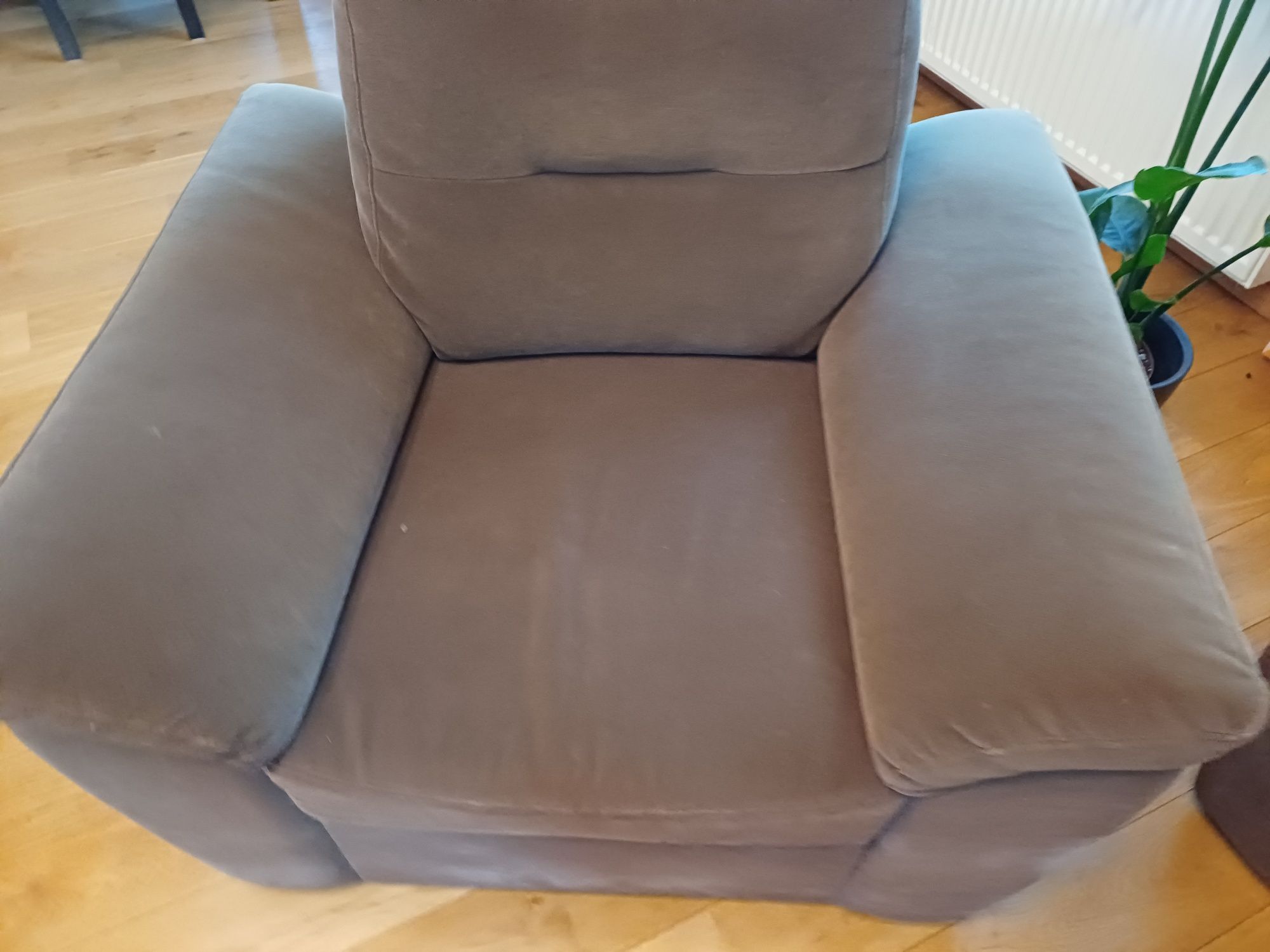Narożnik z funkcją spania + fotel