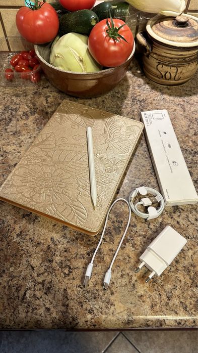 Tablet iPad Apple Retina + NOWY RYSIK + złote etui - cały zestaw