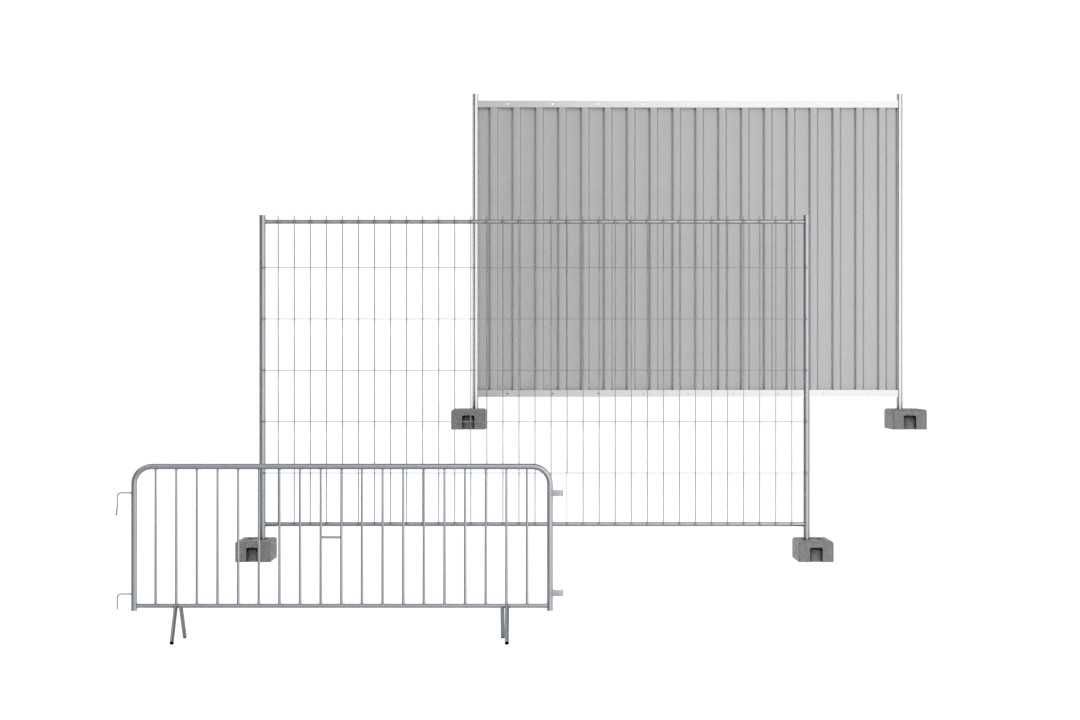 Ogrodzenie Budowlane Tymczasowe Pełne (Blacha Trapezowa) - 2,90 m