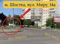 Памʼятники Шостка
