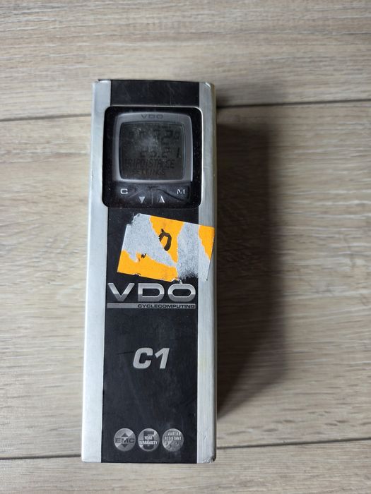 VDO C1 wielofunkcyjny licznik rowerowy retro monochrome retro nowy