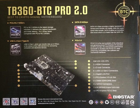 Biostar TB360-BTC PRO 2.0