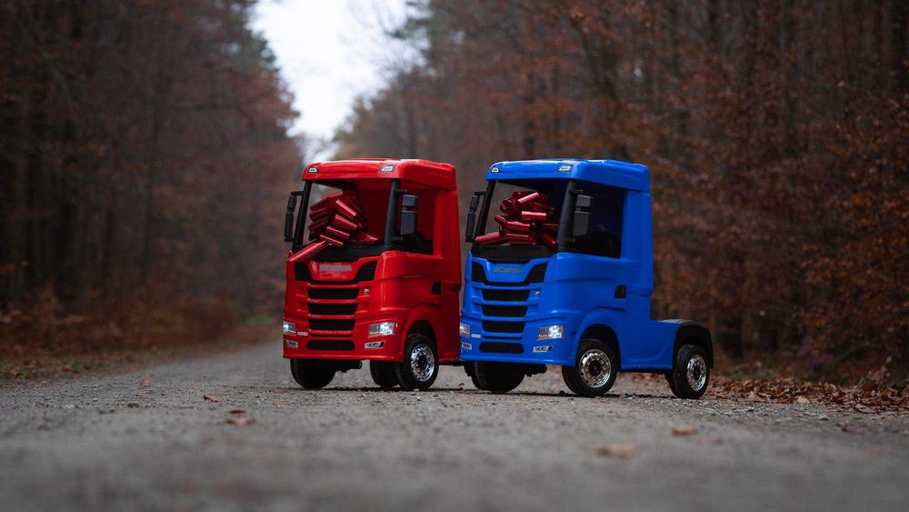 Auto TIR CIĘŻARÓWKA SCANIA na akumulator 4x4 dla dzieci