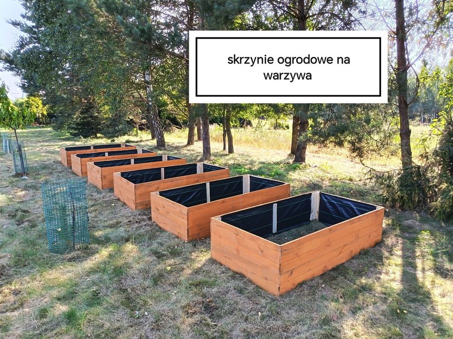 Warzywniki grządki podwyższone
