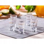 Kieliszki do wódki 25 ml Złota Spirala 6szt.