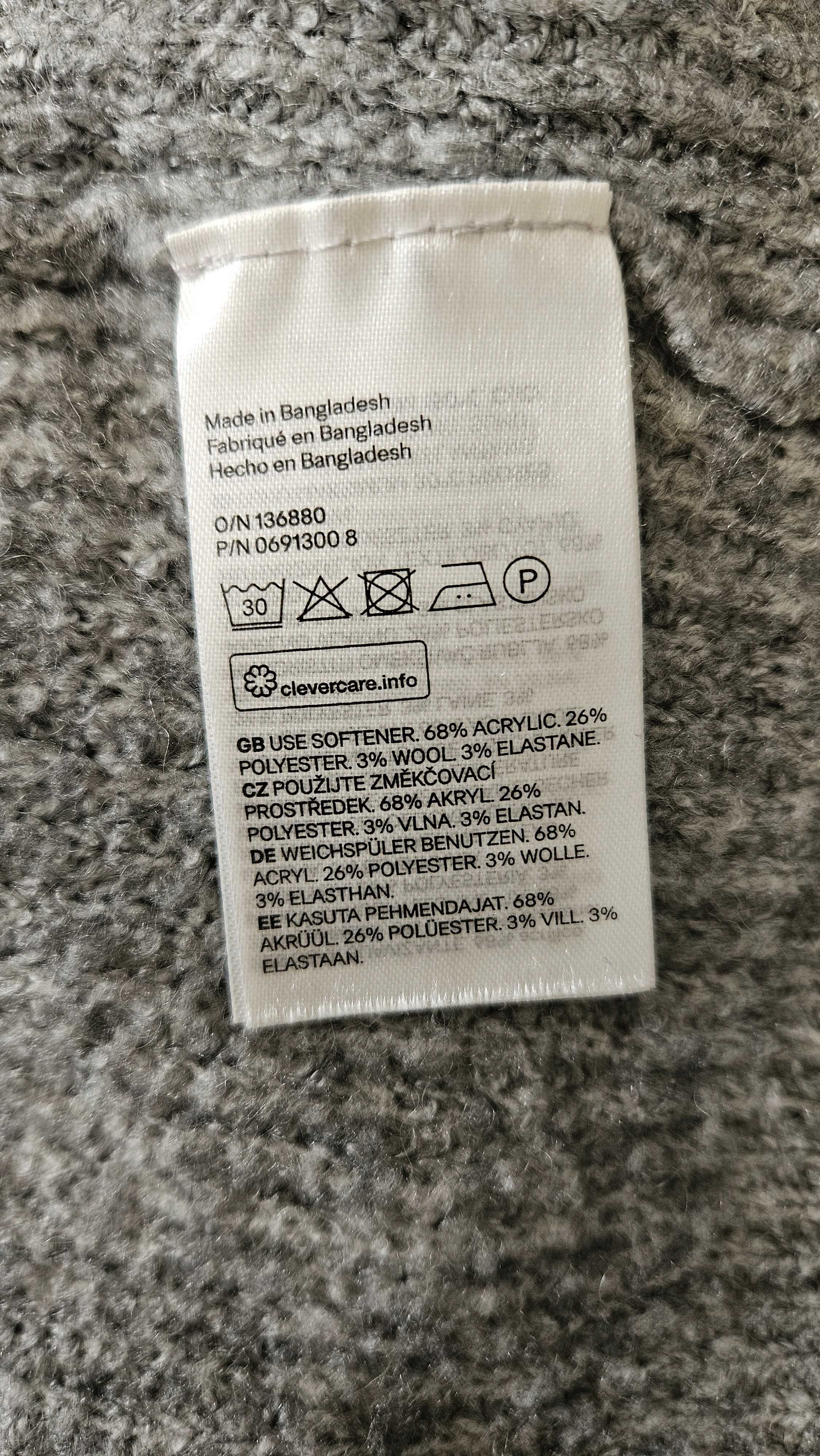 Sweter z wełną H&M