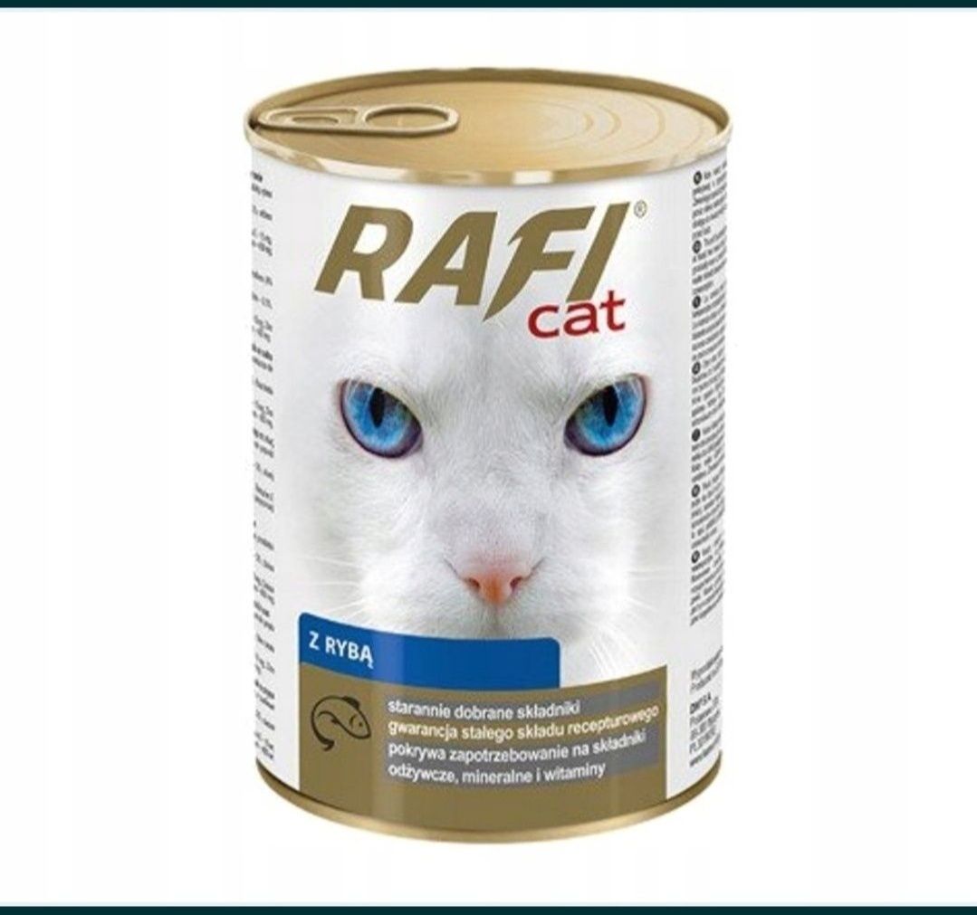 Dolina Noteci Rafi Cat 24x400g Mokra Karma dla Kotów Mix Rybą