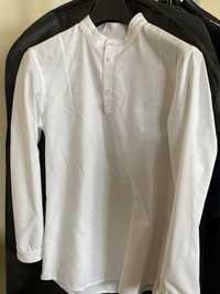 elegancka męska biała koszula na guziki rozmiar L- biznes, obsługa