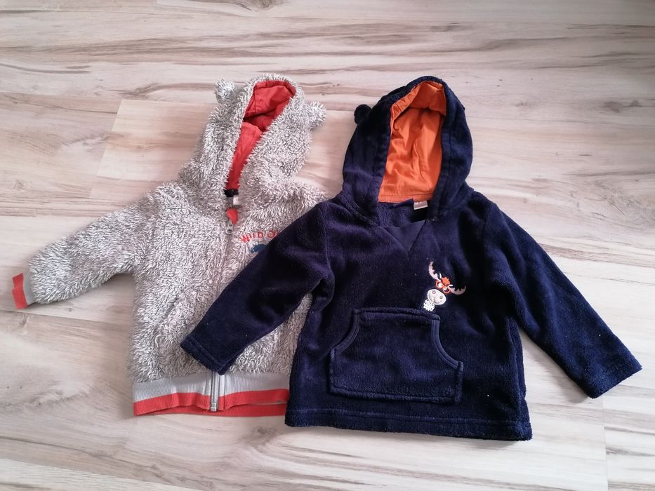 2 bluzy chłopięce rozmiar 74 80