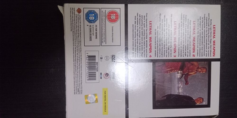 DVD Смертельное оружие