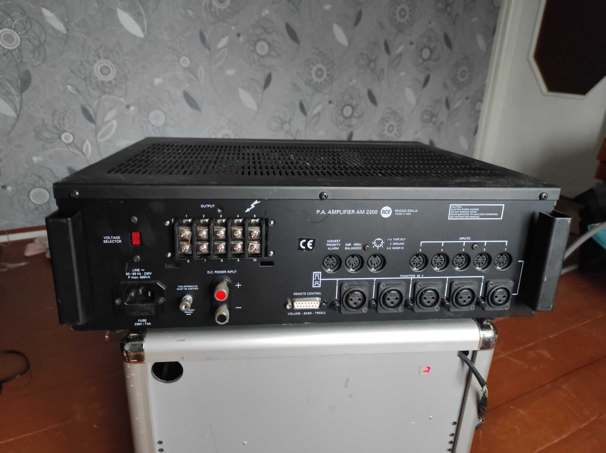 Усилитель P.A. AMPLIFIER AM 2200