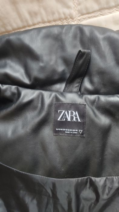 Женский жилет Zara из искусственной кожи