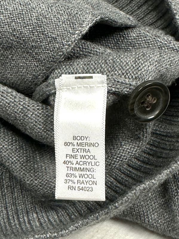 Banana Republic Wełniana Kamizelka Męska Merino Wool na Guziki r. M