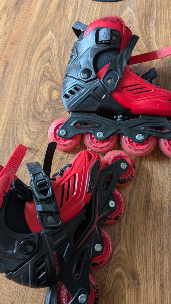 Nowe rolki dziecięce Powerslide Khaan regulowane 31-34