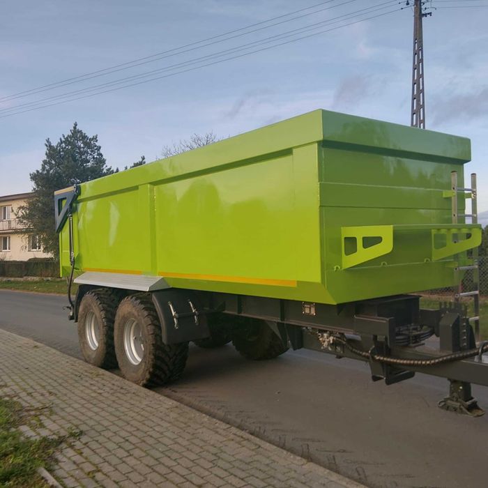 Tandem wywrotka 20T skorupa szerokie koła joskin mamut beco