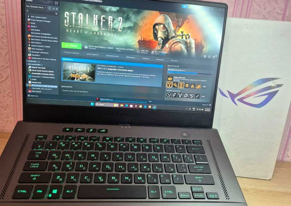 ігровий ноутбук ASUS ROG Zephyrus G15 GA503QR