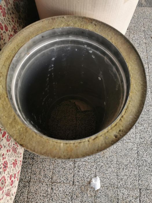Komin Przedłużenie 1000mm,q 600mm, grubość 1,0mm (drewno, węgiel)