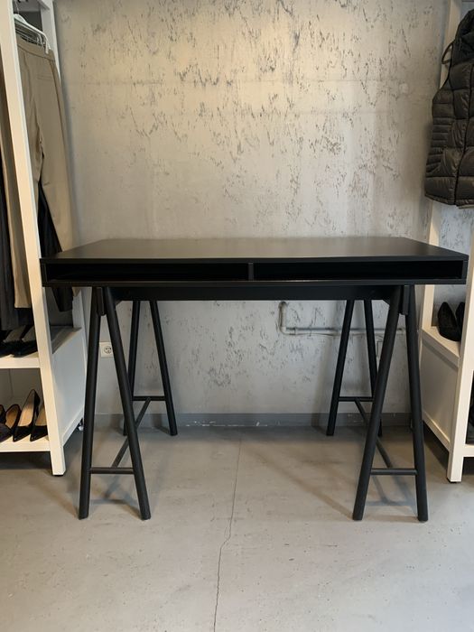 Ikea biurko czarne