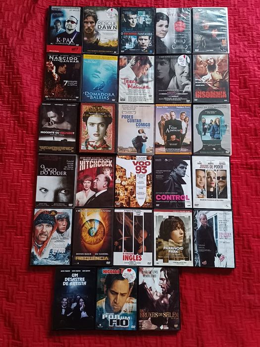 Vários filmes originais em DVD (portes grátis)