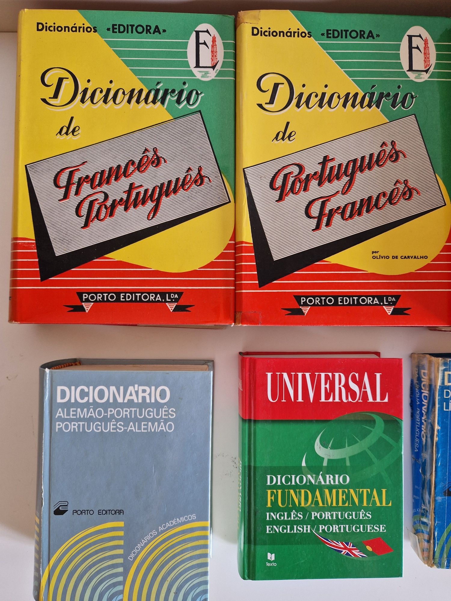 Lote Diversos Dicionários / Prontuários Antigos