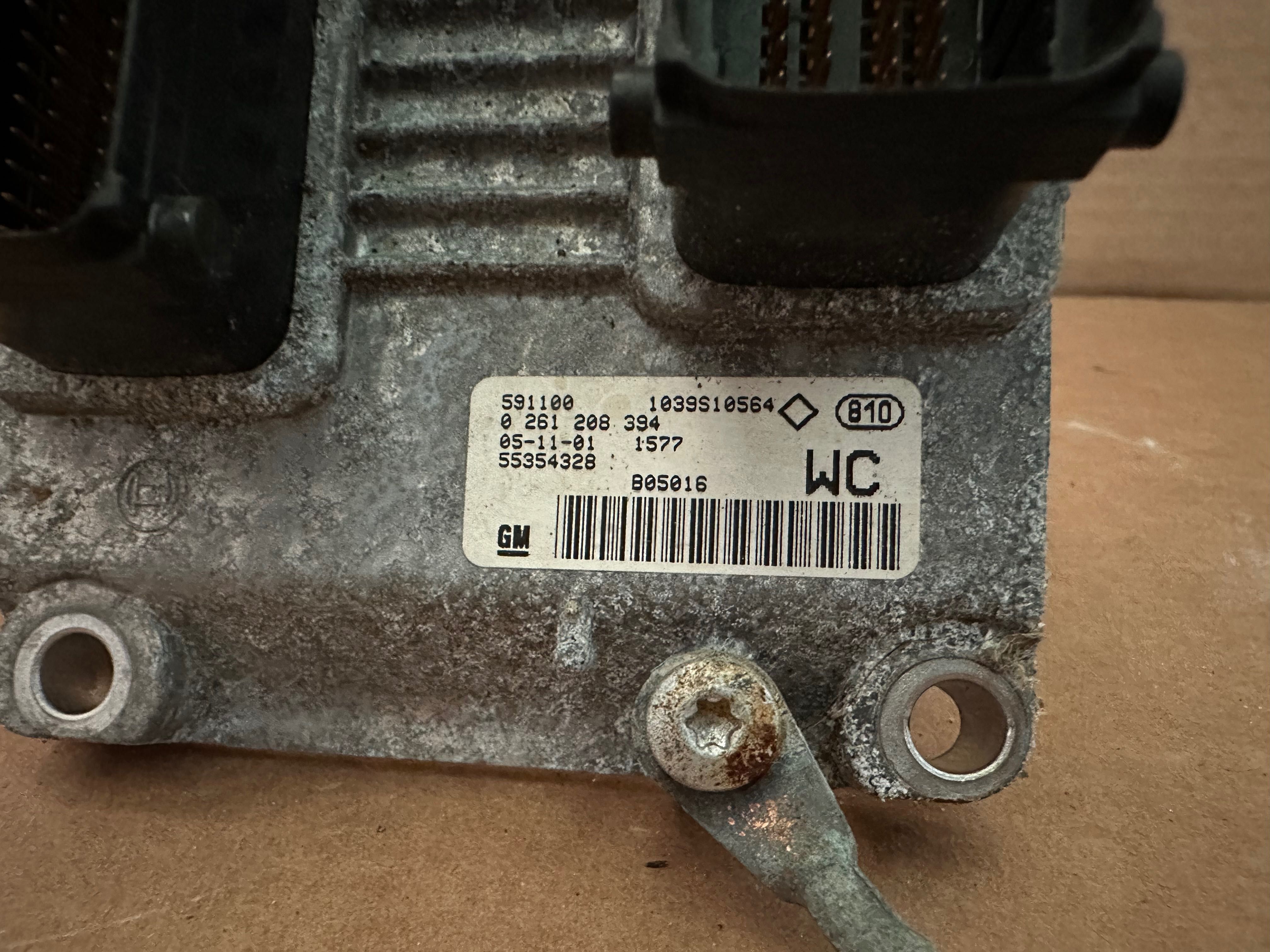 CENTRALINA 0261.208.394 DO MOTOR 1.4 Z14XEP OPEL CORSA 5535.4328
