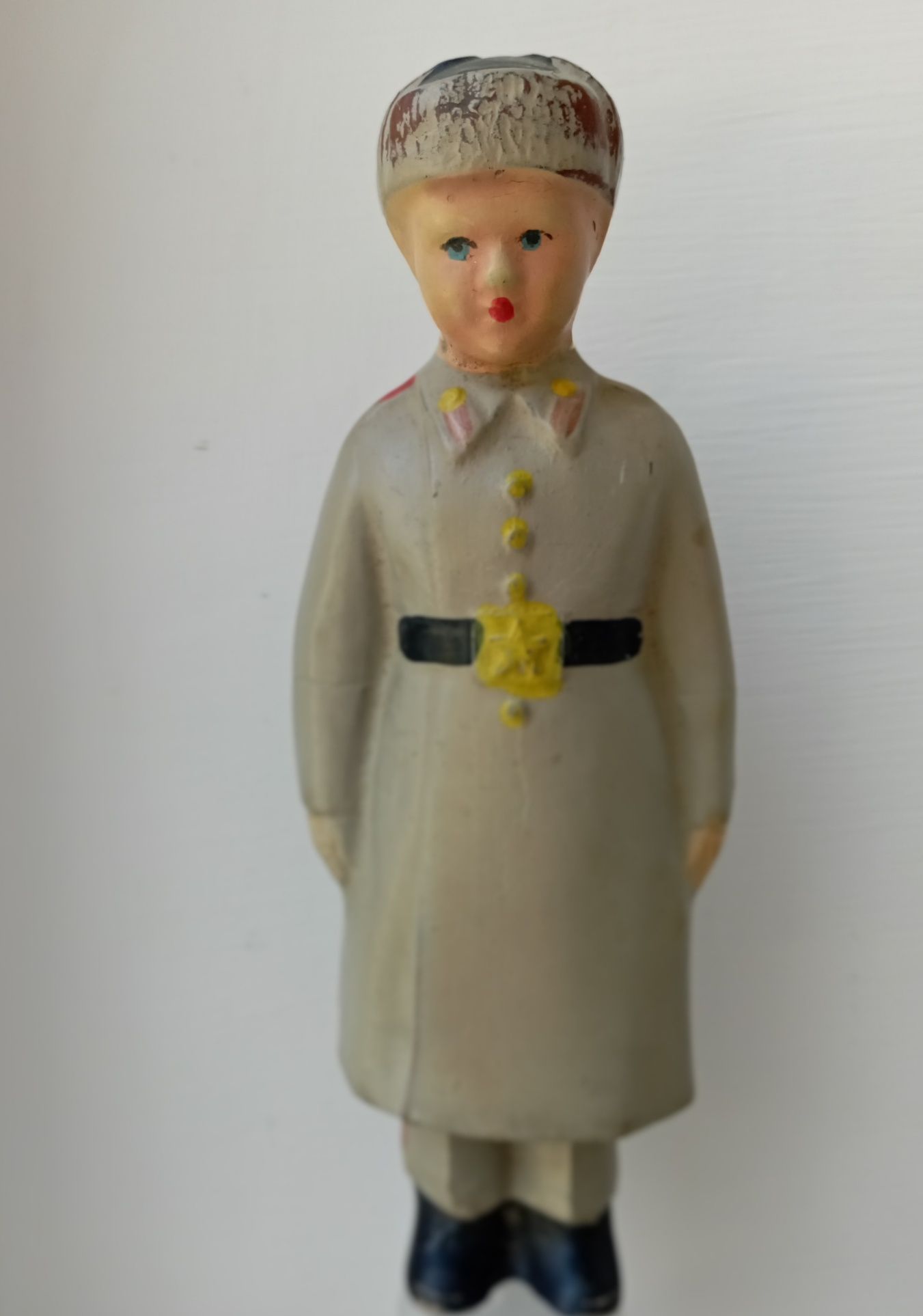 Солдат старовинна гумова іграшка кукла лялька 40-50р СССР