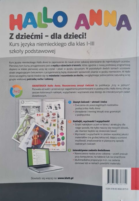 Hallo Anna 3 rozszerzony zeszyt ćwiczeń