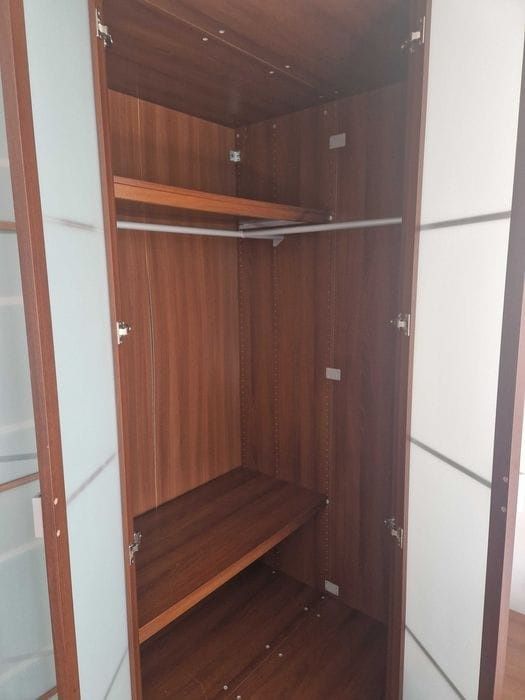 Meble do sypialni IKEA HOPEN - 2 szafy, komoda, łóżko