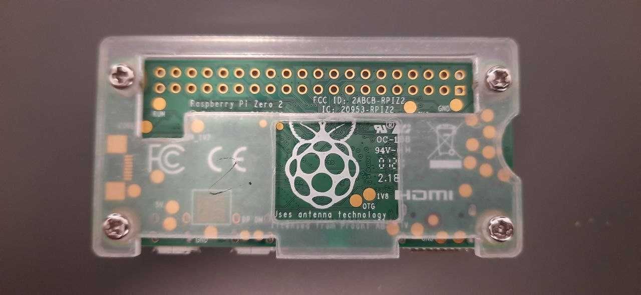 Raspberry Pi Zero 2W 1GHz 512MB com WiFi + Bluetooth + Caixa Acrílica