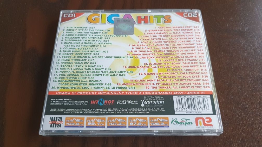 Giga Hits Wiosna 2007 - 2CD - Stan BD
