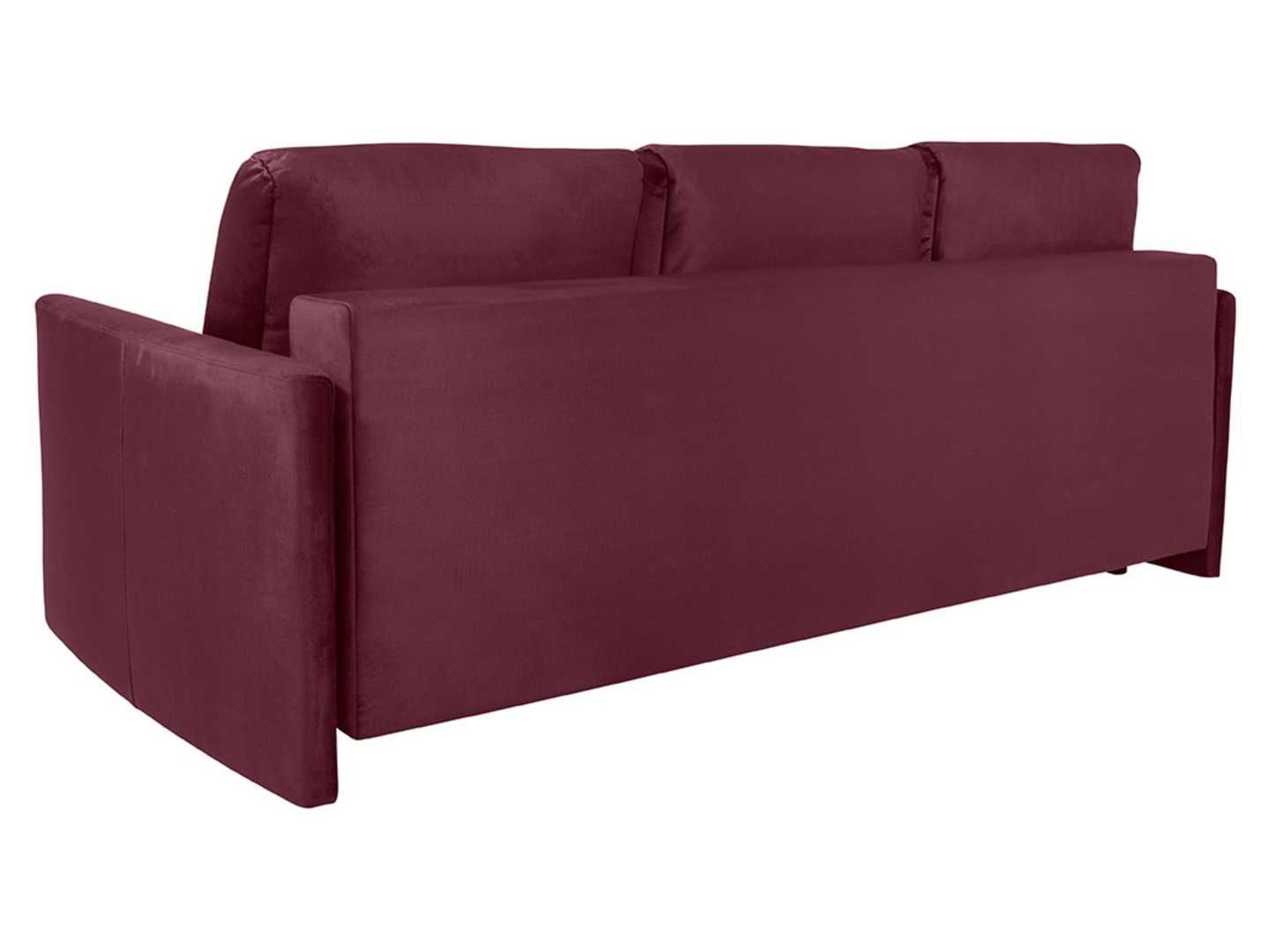 Sofa CLARC II Black Red White
