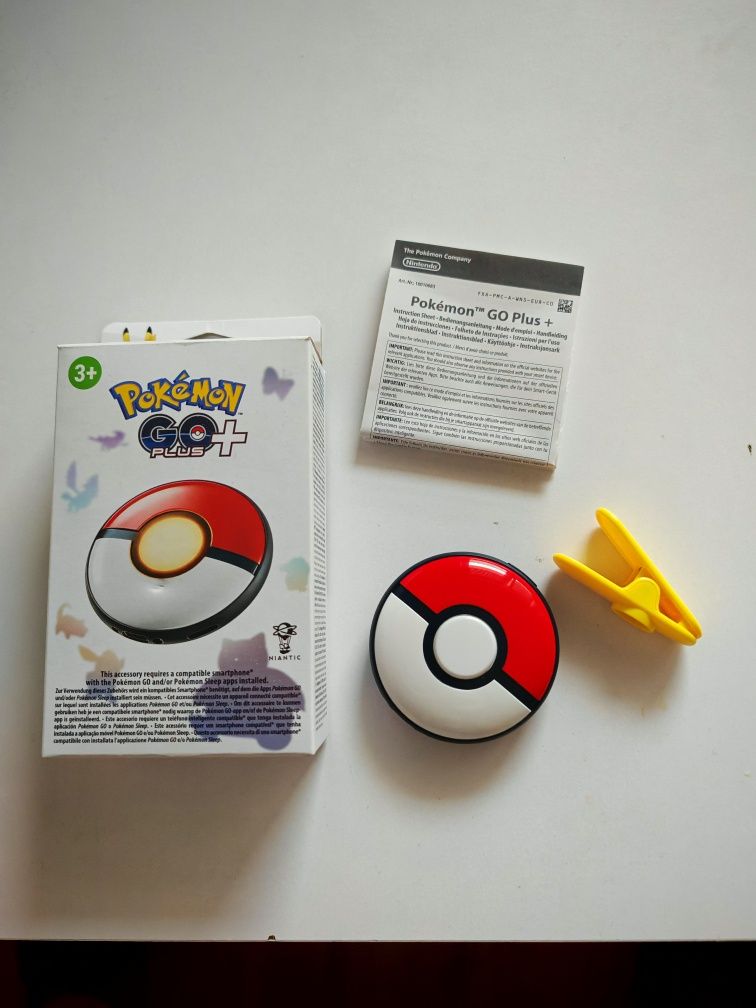 Pokemon Go Plus + Gotcha MOD auto catch zolte niebieskie