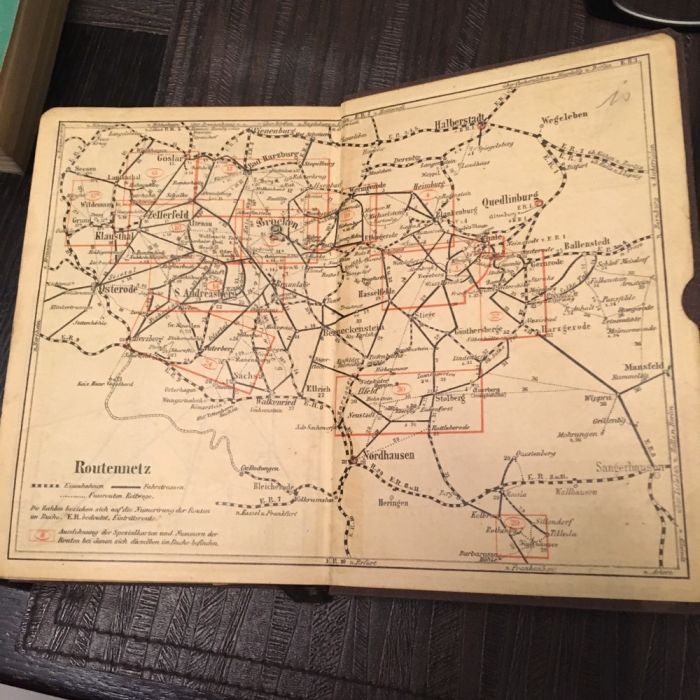 książka w języku niemieckim z 1909 roku tytuł HARZ