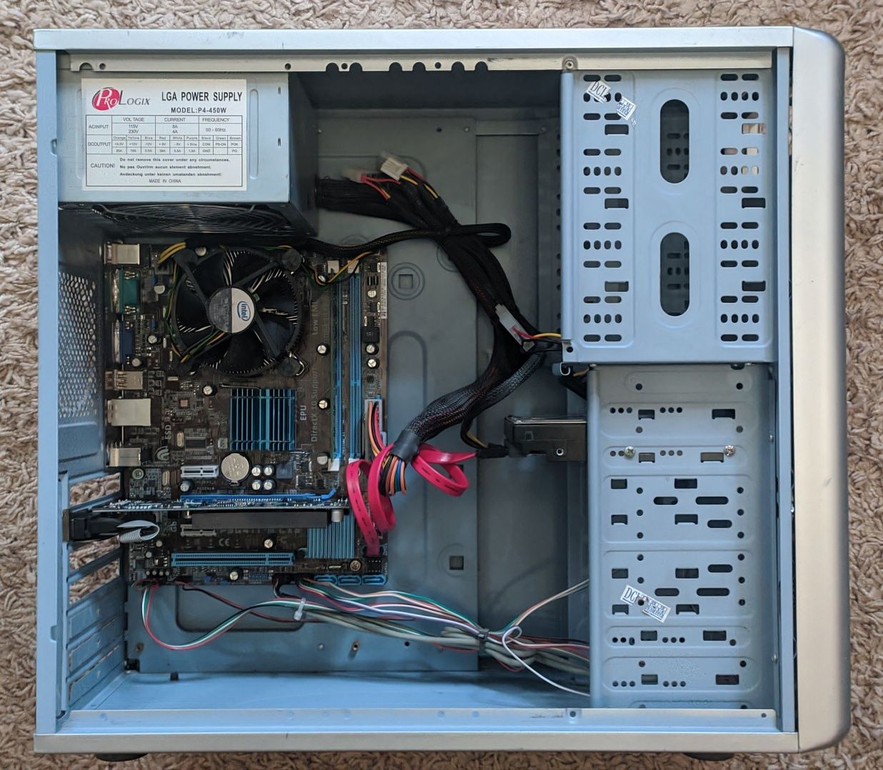 ПК с монитором проц Core 2 Duo 2400 DDR3 4gb GeForce 512 mb HDD 1tb