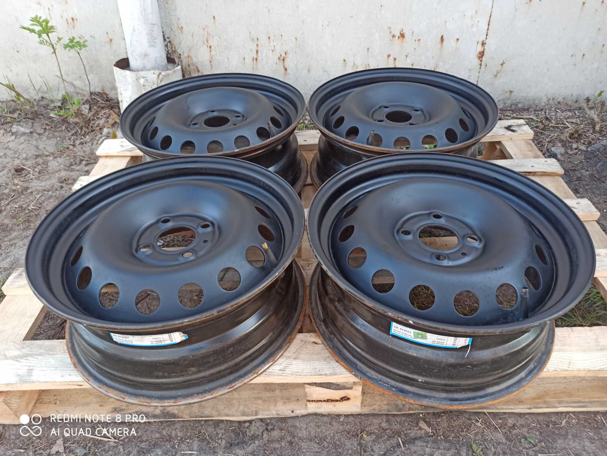 Диски металеві 4*100/15 , 6 j, ET 50, dia 60.1mm Dacia