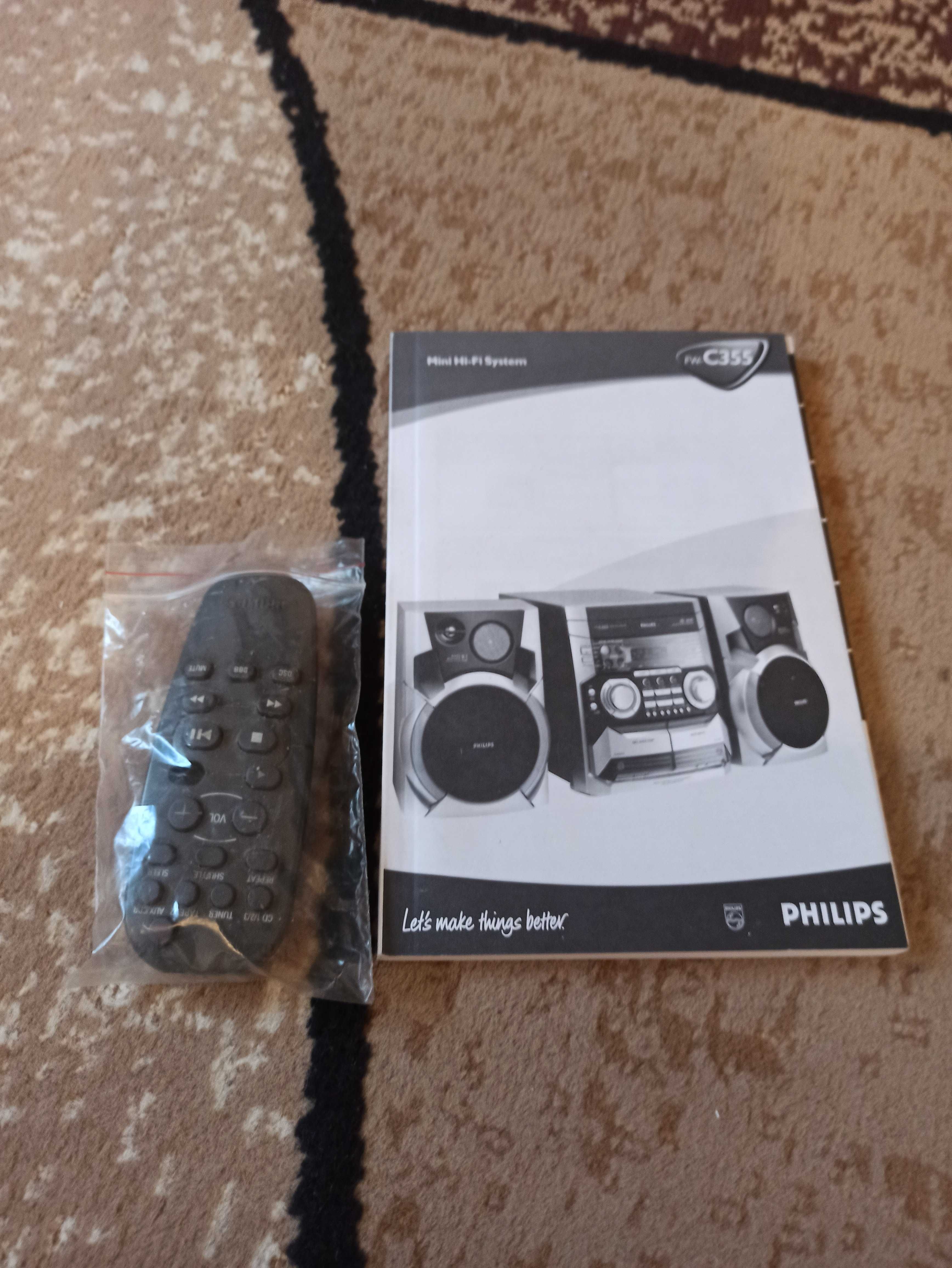 Wieża Philips fw-c355 mini hifi system
