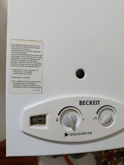 Esquentador becken inteligente