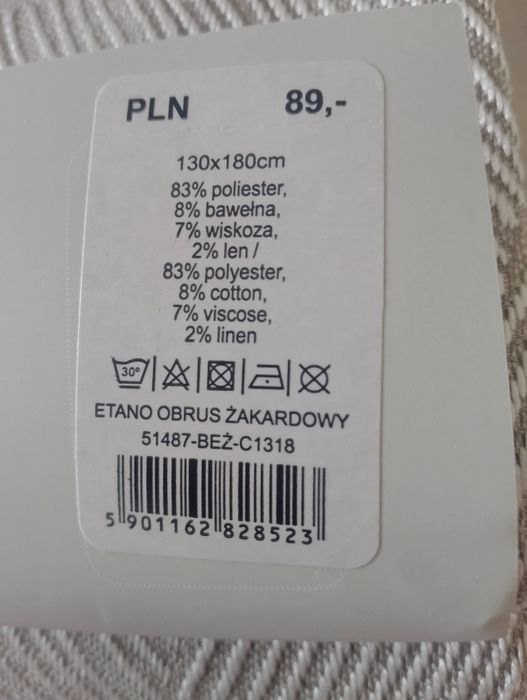 Sprzedam obrus żakardowy marki Home &You