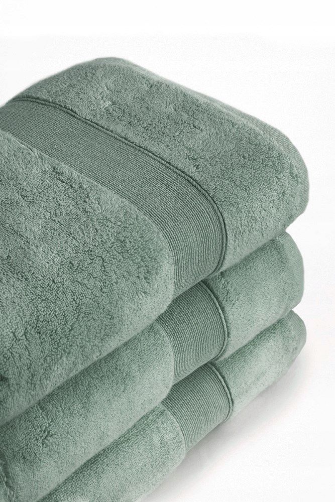 Ręcznik 50x90 zielony frotte bawełniany 600g/m2