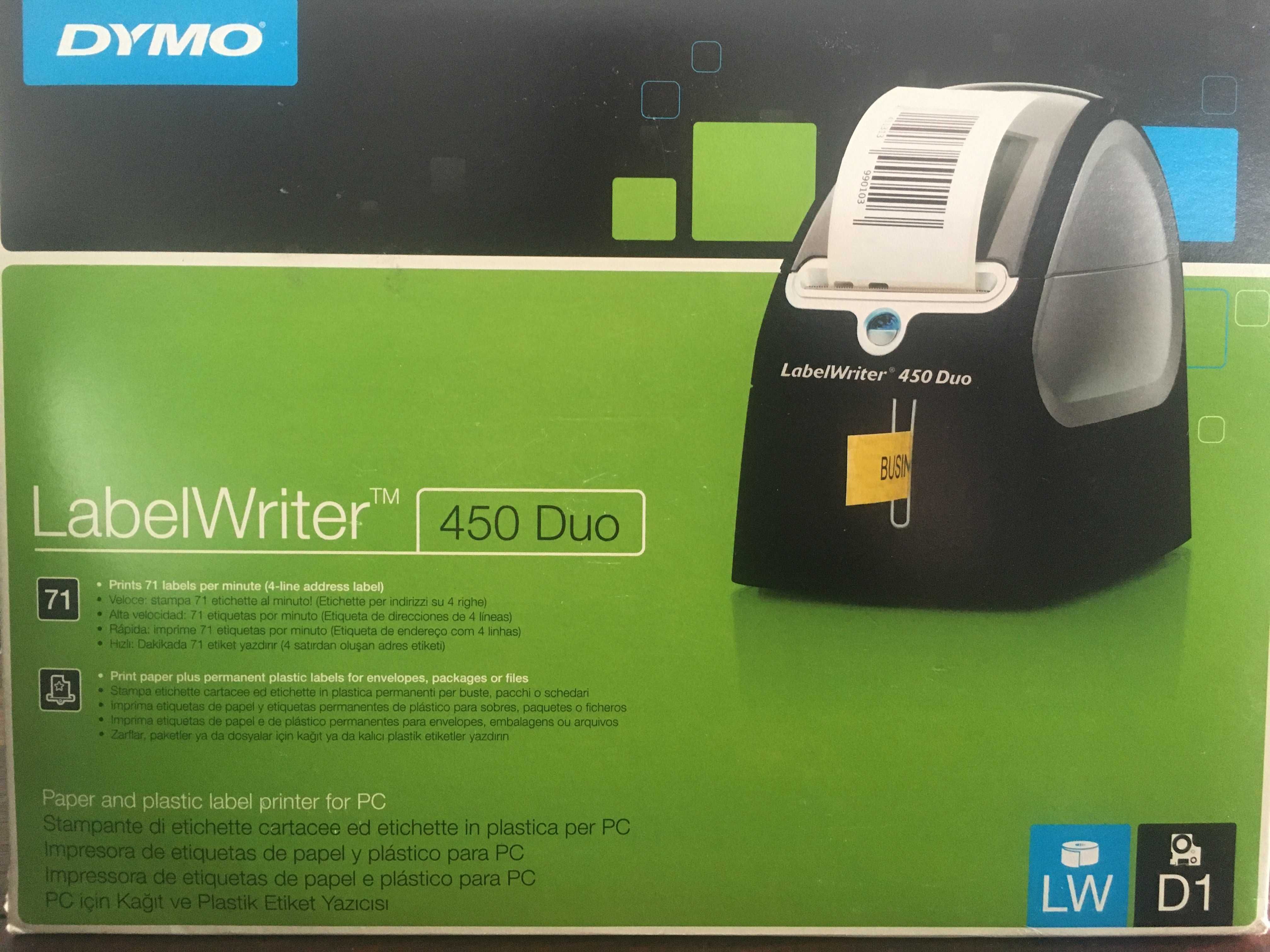 Impressora Dymo Label Writer 450 Duo