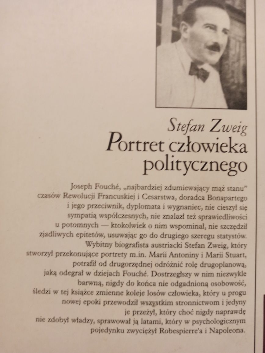 Zweig portret człowieka politycznego