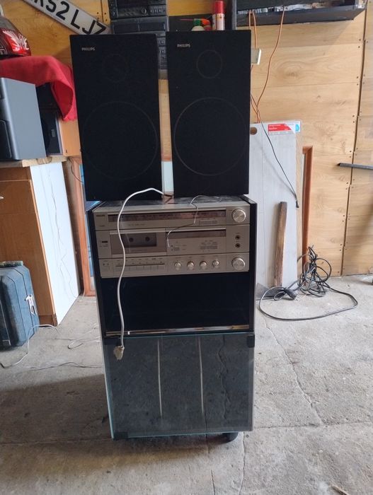 Philips f1230 kompletny z szafką i kolumnami