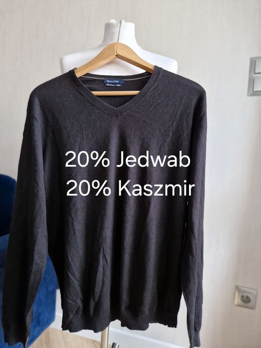 Sweterek w Idealnym Stanie Jedwab i kaszmir  Massimo Dutti