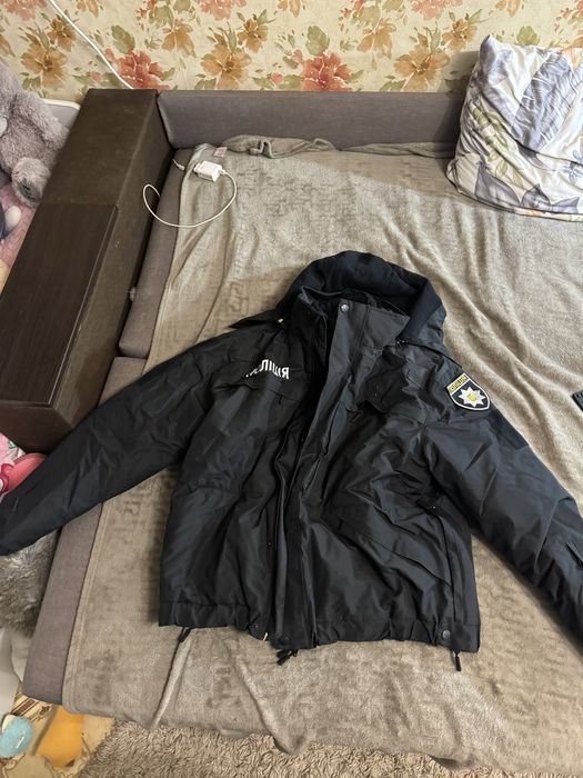 Зимовий бушлат з фліскою поліція