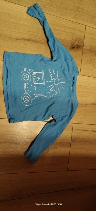 Bluzka t-shirt chłopięcy 68 traktor
