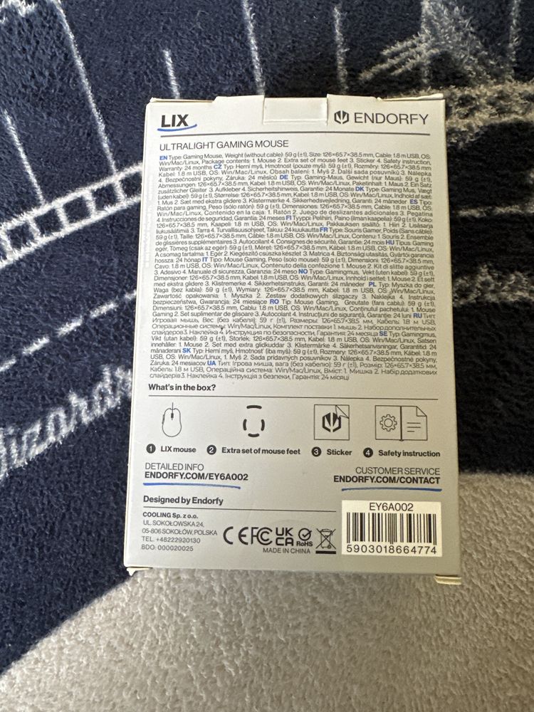 Mysz Endorfy lix