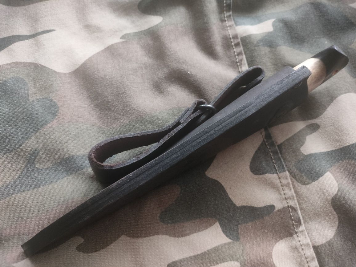 Nóż myśliwski turystyczny Semina Knife stal X12 MF 60-62 HRC brzoza