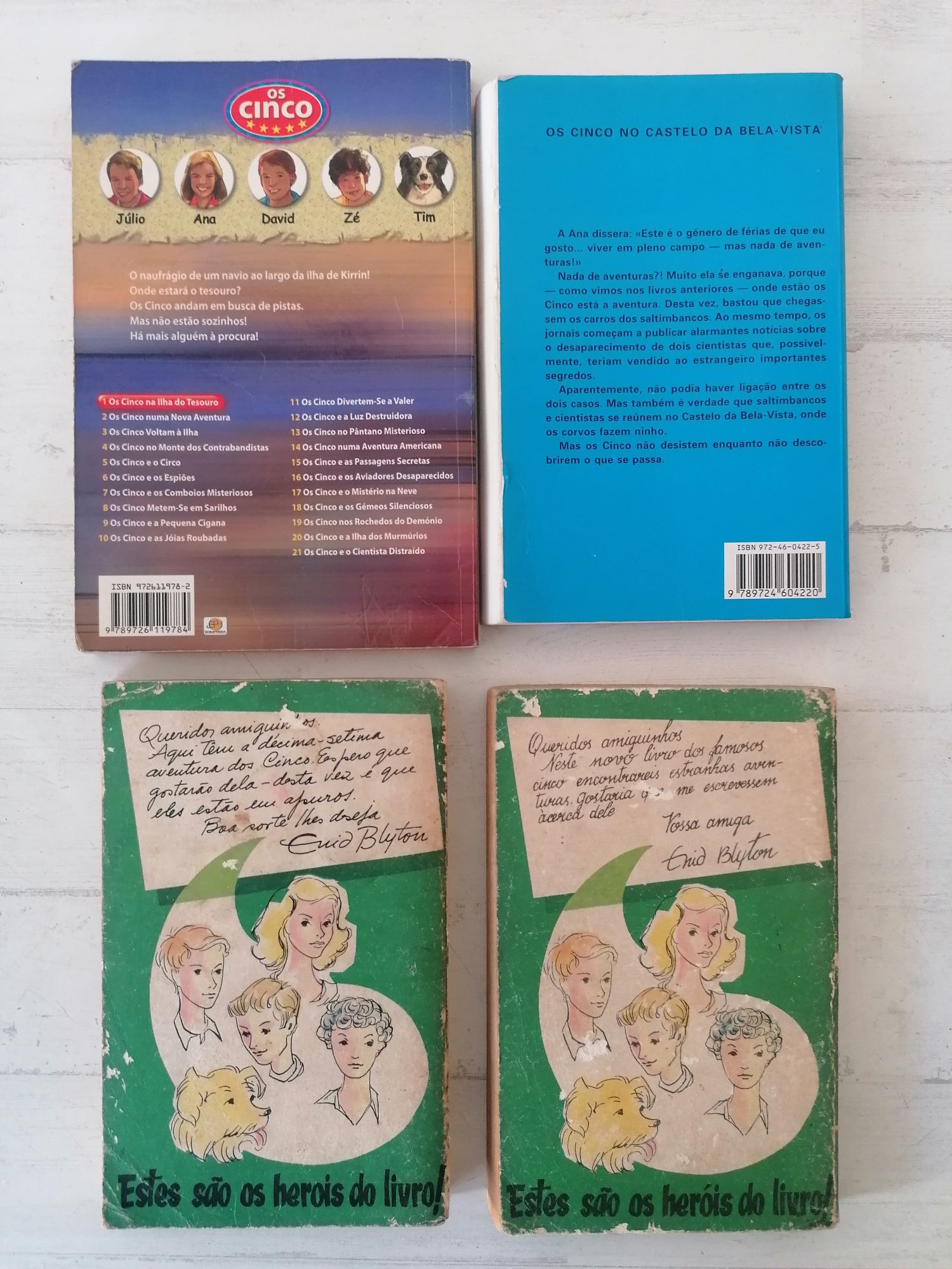 Coleção Livros Os Cinco - Enid Blyton